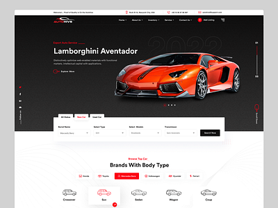 Autohive-Car Dealership Website auto dealership automobile automotive bikers car car dealership car listing car website directory listing landing page motor motor bike motors repair trendy ui vehicle website