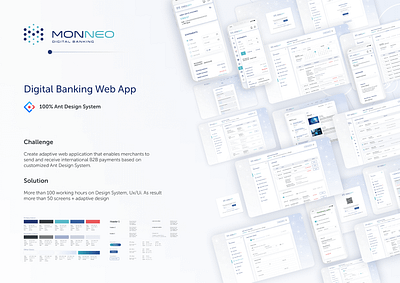 Monneo app bashboard design final project financial platform swift typography ui uiux user interface ux web app web application