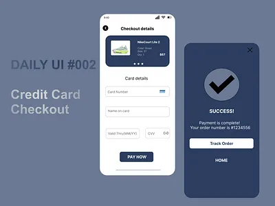 Daily UI Challenge002: Credit card checkout page app dailyui design minimal typography ui ux