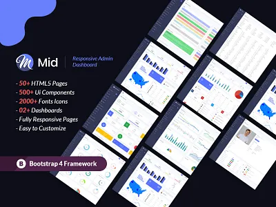 Mid - Creative Dashboard Template