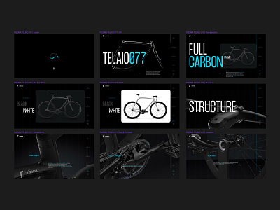 TELAIO 077 / Boards bicycle bike branding condensed dark design figma graphicdesign interface lightblue logo photo rizoma typography ui ux webdesign