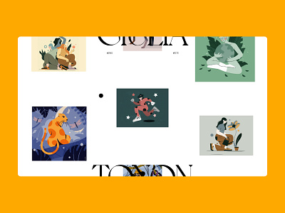 GIULIA TONON design et studio illustration illustrator interface minimal typo typography ui ux web website