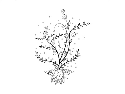 Floral Design, Flowers illustration Vector. graphic design watercolor