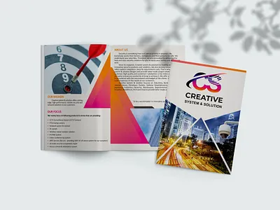 Creative System & Solution brochure design. badridesign brand branding brandingidentity brochure brochuredesign brochuredesigner businessbrochure collateral corporateidentity creativebrochure creativelogo design logodaily logogrid logotype marketingbrochure modernlogo print startup