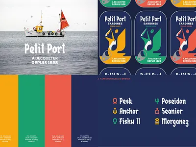 Petit Port ( Brand Identity ) brand identity branding design graphic design logo typography