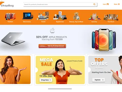 Shopping Website design adobe adobesuite branding design ecommerce figma graphic design illustration logo photoshop ui ux webdesign xd