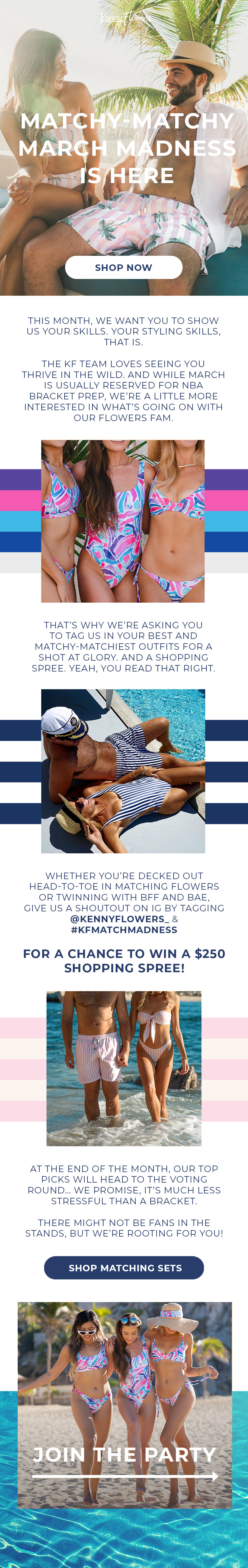 Kenny Flowers - Email Marketing Designs branding digital marketing e commerce design email design email newsletter fashion design graphic design template design