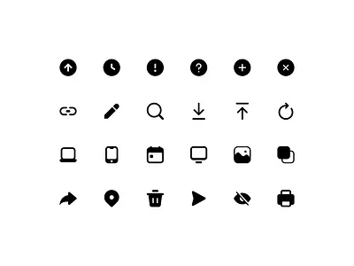 System Icons icons ui ux
