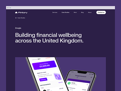 Zoogla – Case Study app banking branding clean ui design finance fintory interface ios loans logo mobile money saving ui ux vibrant