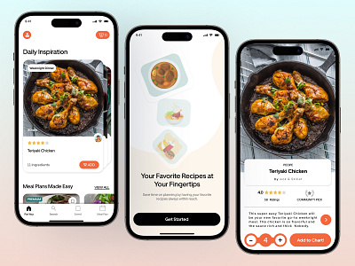 Food Ordering Made Easy: A Clean & Functional App Design adobe app appdesign branding figma food ordering typography ui ux