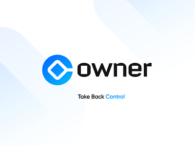 Owner concept all in one branding control customers funnel increase sales key local busines logo design logotype mark marketing owner platform process restaurant technology twitter typography unfold