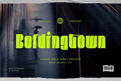 Boldingtown - Unique Bold Sans Typeface apparel branding design display illustration invitation logo logo font logos modern poster quotes