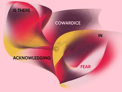 COWARDICE & FEAR design graphic design ill illustration vector