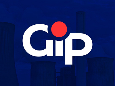 GIP Logo branding design graphic design logo typography vector