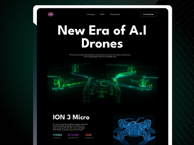 Autonomous Quadcopters ai app branding design graphic design illustration landing page logo typography ui ux vector