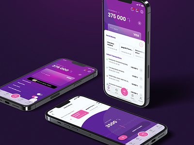 Wallet App app application clean design figma ui ux