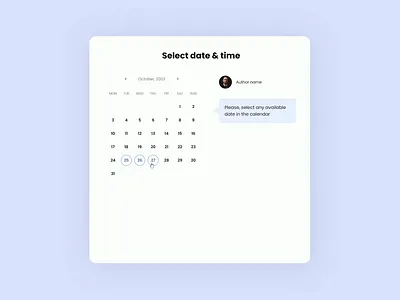 Meeting schedule calendar animation for a development studio animation calendar conference figma inspiration interaction interface it meeting planning platform schedule technologies ui ui elements ui kit web web development webdesign website