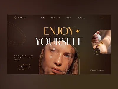 E-commerce website for natural cosmetics brand aesthetics beauty beauty clinic beauty product beauty website cosmetics cosmetics store cosmetics website e commerce figma interface makeup market minimalistic shop skin skincare store ui webdesign
