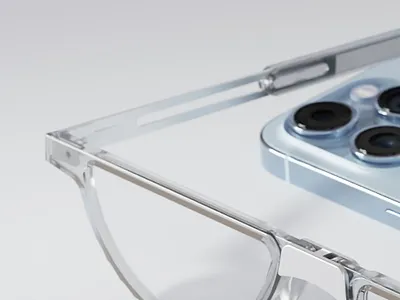 3D glasses - upcoming project 3d 3d modeling blender glasses iphone ui