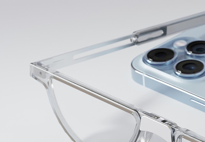 3D glasses - upcoming project 3d 3d modeling blender glasses iphone ui