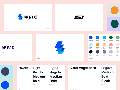 Wyre — Branding 020521 brand branding clean design flat identity illustration logo typography