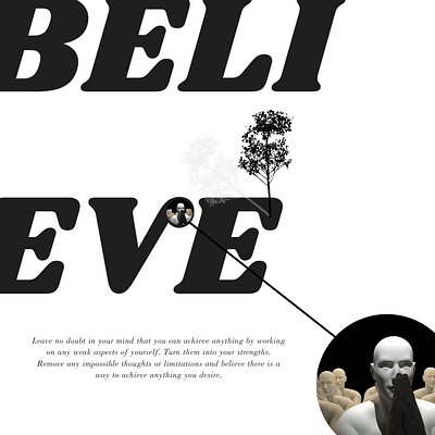 BELIEVE! 3d animation design graphic design motion graphics typography