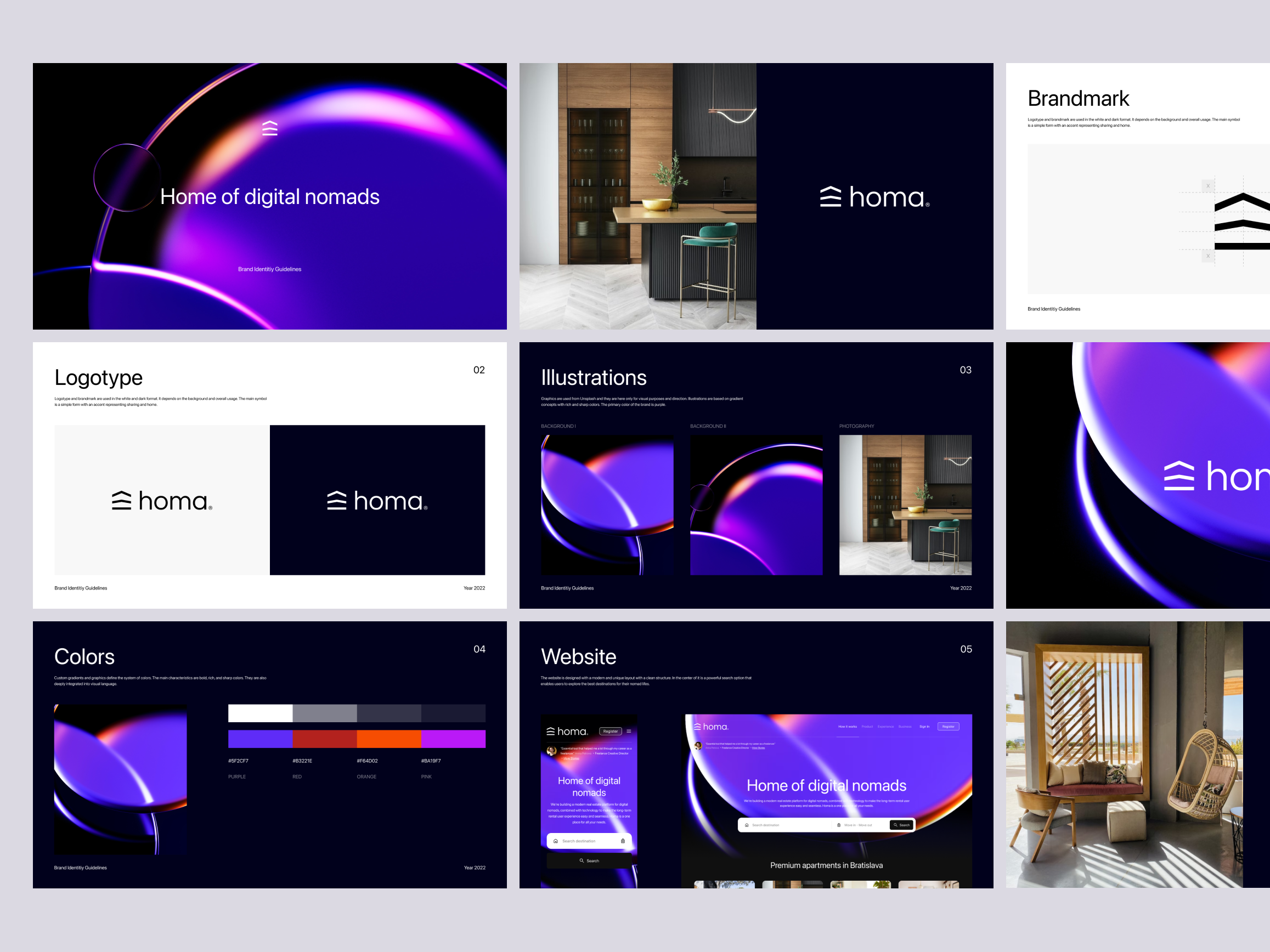 Example of Homa - Brand Guidelines