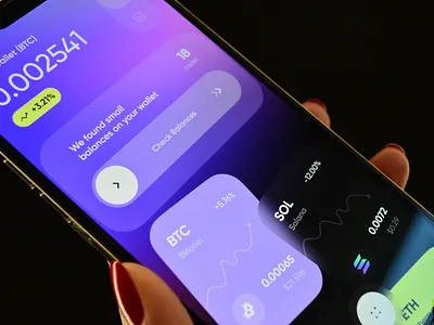 Coin - Financial Wallet Web3 Project app assistant bank bitcoin blockchain crypto defi design development finance fintech mobile token ui ux wallet web3