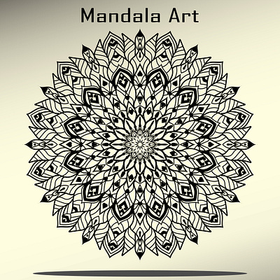 Mandala 3d abstract graphic design illustration texture