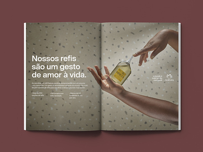 Natura campaign development campaign design graphic design natura print