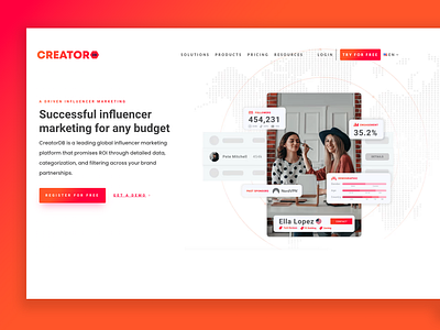 SaaS Hero Section
