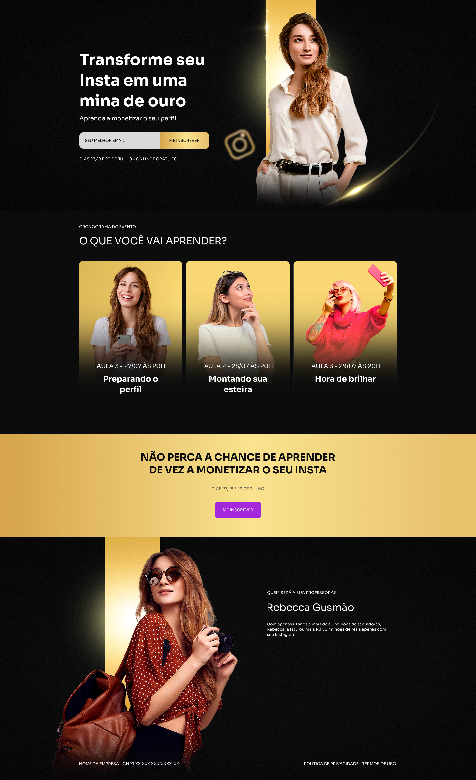 Página de captura | Agency Landing Page elementor graphic design infoproduto landing page lançamento ui web site wordpress