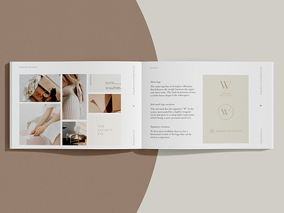 W Design Collective brand book branding design graphic design interior design logo