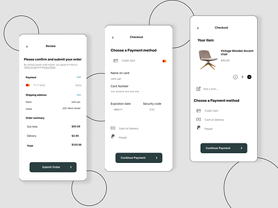 Credit Card Checkout app design graphic design mobile app ui ux