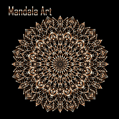 Mandala Art 3d art background branding design graphic design illustration mandala vector