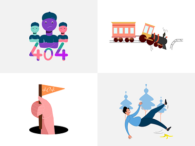 Free 404 Illustrations #3 404 colorful design dorik graphic design illustration ui vector