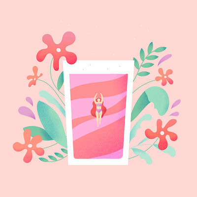 June in Bloom 2022 design flatillustration icon illustration procreate