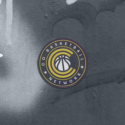 Colorado Basketball Network Sticker badge basketball badge basketball logo basketball logo sticker basketball sticker bball colorado colorado springs denver hoops logo sticker sticker design sticker logo sticker mockup