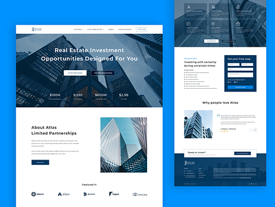 Real Estate Agency - Website real estate real estate agency real estate listings ui web design