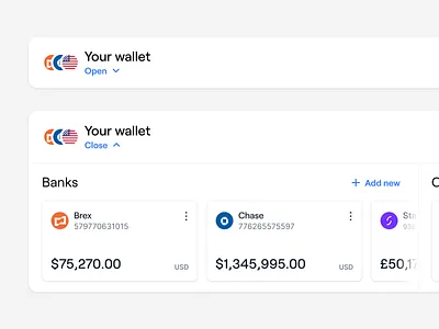 Rebank wallet experiment 3d app banking banking app card clean component concept design flat icon minimal simple ui ui design uiux ux wallet web website