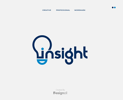 Strategic Management Insight ( Wordmark Logo ) brand branding brilliant logo creative logo data design idea innovative logo insight logo logomark management strategic vector