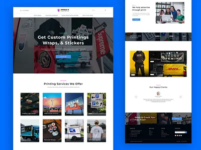 Graphics Printing - Website banners print bill board decals graphics printing printing stickers t shirt printing ui vehicle warps web design