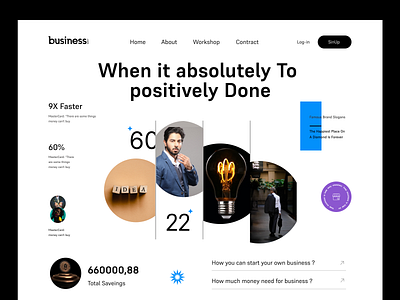 Business Loan Landing Page branding business business loan landing page design figma landing landing page landingpage simple typography ui ui design ui ux uiux ux web webdesign website website design