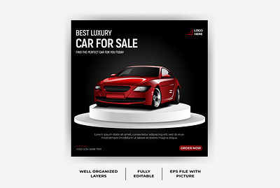 Car sale social media post template design abstract ads design business car car ads car post design car sale company corporate design facebook ads design facebook car ads graphic design illustration instagram ads post design rent car social media ads social media car ads template