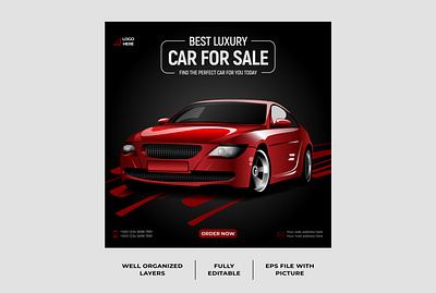 Car sale social media post template design abstract business car car ads design car post design car rent ads car sale ads car vactor company corporate design facebook ads graphic design illustration instagram ads post design sale ads social media ads social media post template