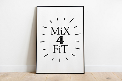 Mix 4 Fit branding design graphic design vector