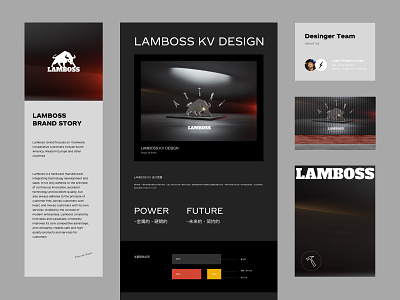 LAMBOSS BRAND GRAFIC DESIGN brand kv lamboss logo