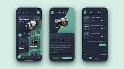 Pixelsco ( Ecommerce Mobile App) app design camera app ecommerce app ecommerce app design ecommerce design mobile app design ui ui design ui ux design uiux