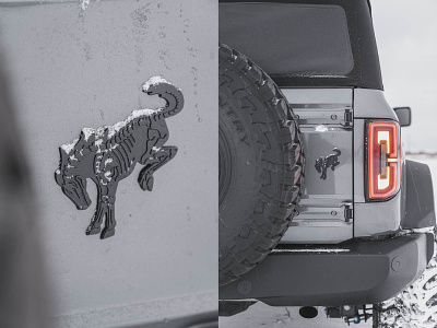 Bad Bronco X-Ray Emblem Product Design