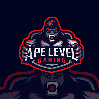 Ape Gaming design graphic design illustration logo sportlogo typography vector